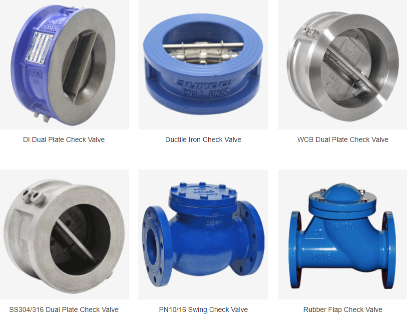 Common check valve types！ - Bundor valve