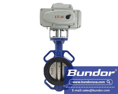 What is the function of electric butterfly valve