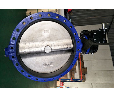  Bundor large diameter DN800 soft sealing butterfly valve exported to South Africa